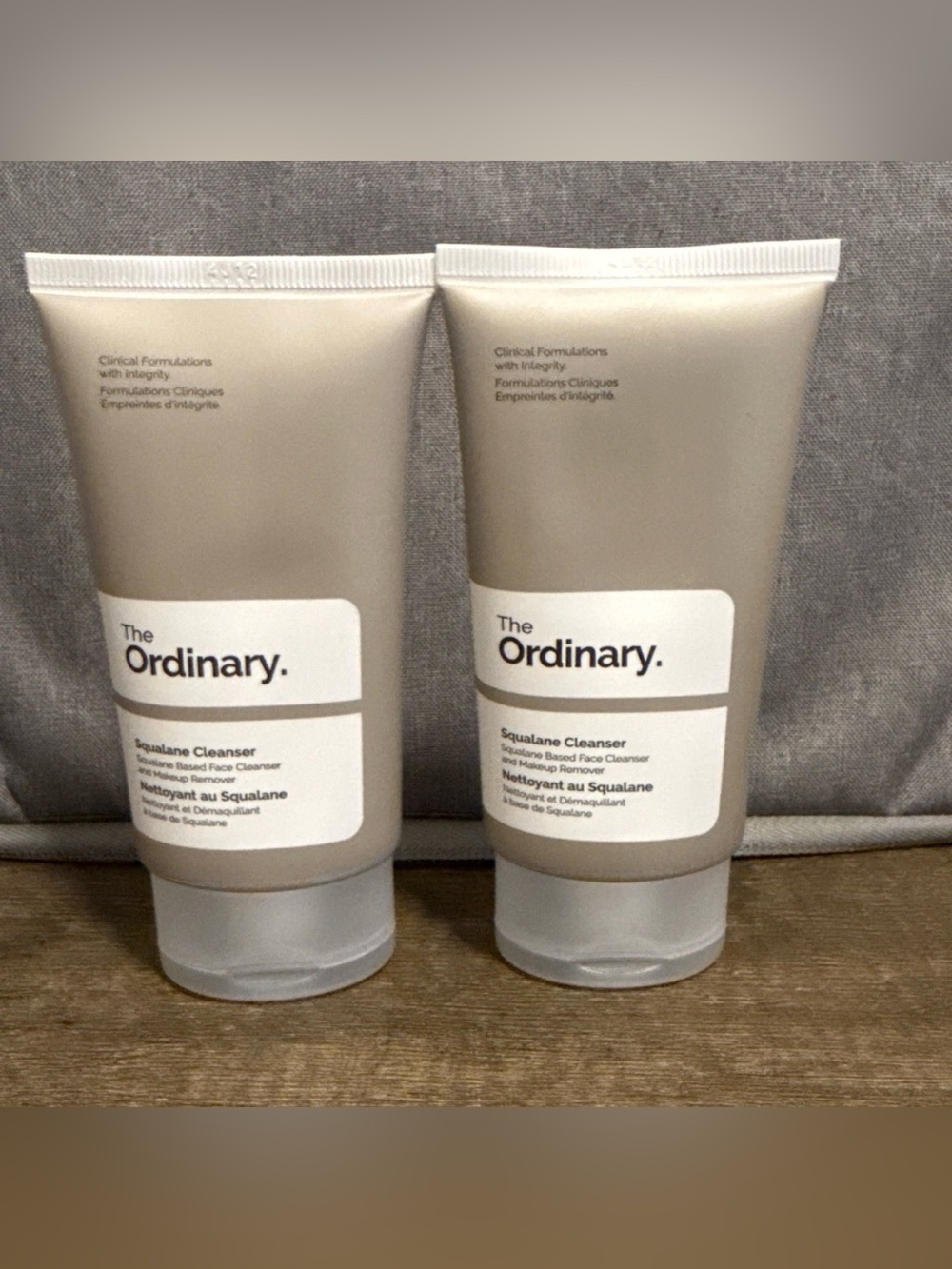 2x Mini The Ordinary Squalane Cleanser. 1.7 Fl oz each. Both new & sealed